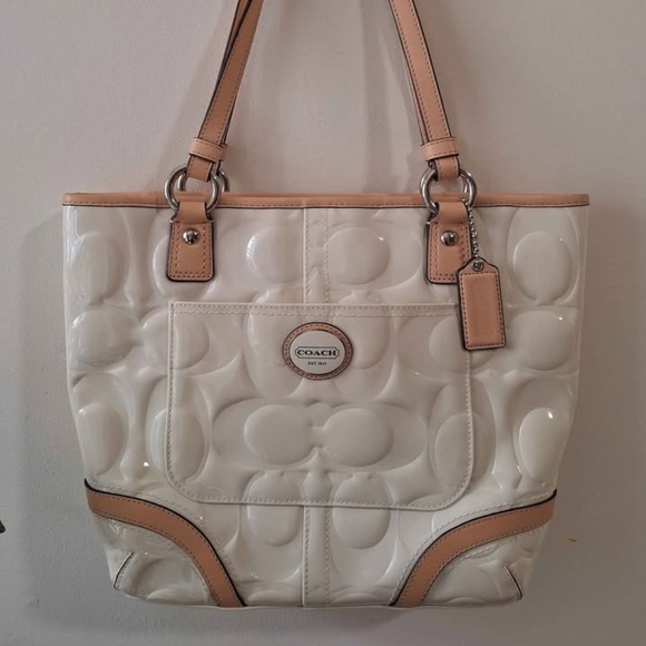 Coach Peyton Embossed Handbag - Picture 1 of 5